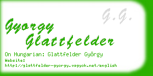 gyorgy glattfelder business card